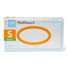 Medline Exam Glove MediGuard® ES Small NonSterile Nitrile Standard Cuff Length Textured Fingertips Blue Not Rated - Case of 3000 - MG3001-CS