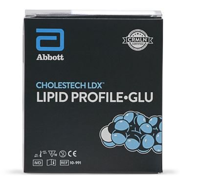 Abbott Rapid Dx North America LLC Reagent Cholestech LDX™ Lipid Profile Glucose / HDL / Total Cholesterol / Triglycerides For use with Cholestech LDX™ Analyzer 10 X 50 Tests - Case of 500 - 97991-CS