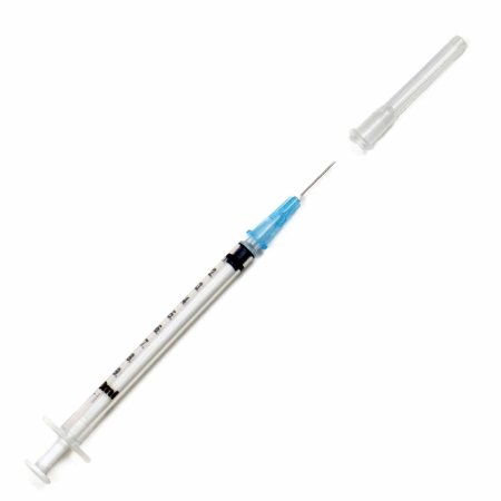 Wilson Ophthalmic Corp Tuberculin Syringe with Needle PrecisionGlide™ 1 mL 5/8 Inch 25 Gauge NonSafety Thin Wall - Box of 100 - 1034185-BX