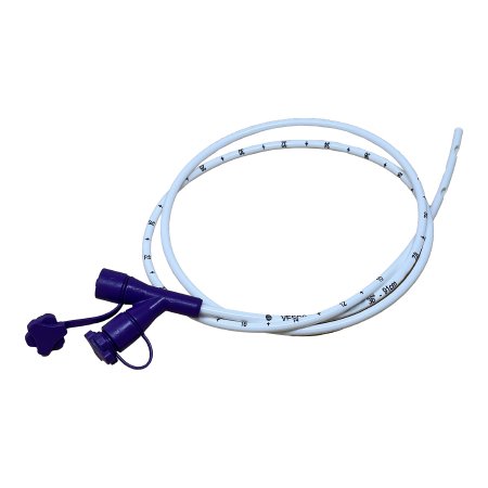 Vesco Medical Nasogastric Feeding Tube 12 Fr. 36 Inch Tube Polyurethane NonSterile - Case of 10 - VED-29112-CS
