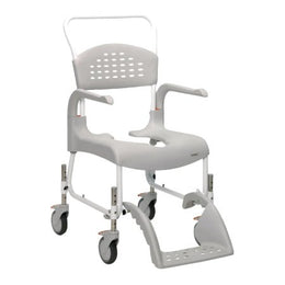 Patterson Medical Supply Commode / Shower Chair Etac Swing-Away Arms Steel Frame With Backrest 19 Inch Seat Width 285 lbs. Weight Capacity - Each - 081331016-EA