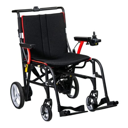Feather Mobility LLC Power Wheelchair Feather Power Wheelchair 18 Inch Seat Width 250 lbs. Weight Capacity - Each - FCP18-BK-L-EA