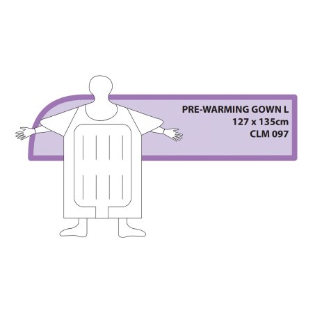 Medical Solutions Inc Patient Pre-Warming Gown Cocoon™ Large Disposable - Case of 10 - CLM-097-CS