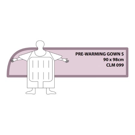 Medical Solutions Inc Patient Pre-Warming Gown Cocoon™ Small Disposable - Case of 10 - CLM-099-CS