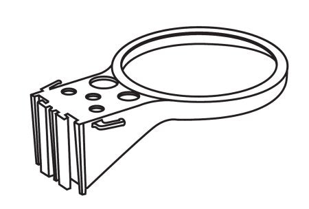 Bemis Healthcare Suction Canister Bracket - Each - 532710-EA