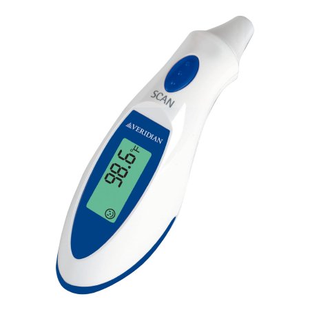 Veridian Healthcare LLC Tympanic Ear Thermometer Veridian Ear Probe Handheld - Case of 24 - 09-340-CS