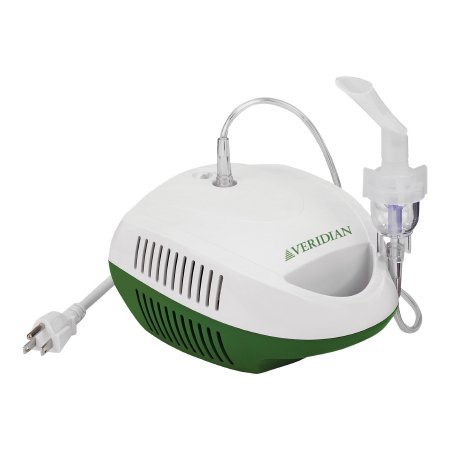 Veridian Healthcare LLC Veridian Handheld Compressor Nebulizer System Medium Volume Medication Cup Universal Mouthpiece Delivery - Case of 4 - 11-505-CS