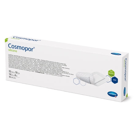 Hartmann Island Dressing Cosmopor® 4 X 10 Inch Rectangle Sterile - Box of 10 - 901110-BX