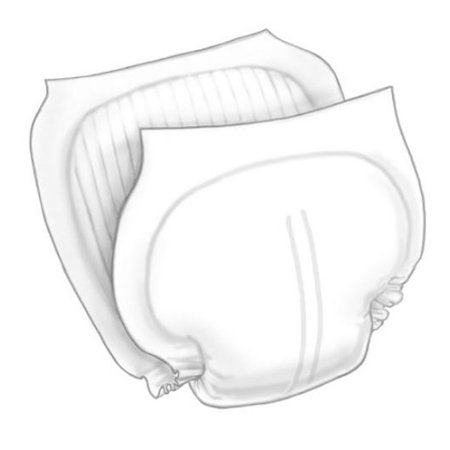 Cardinal Incontinence Liner Wings™ 13 X 24 Inch Heavy Absorbency Superabsorbant Core One Size Fits Most - Case of 48 - 6598B-CS