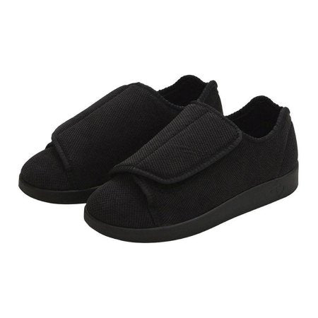 Silverts Adaptive LLC Slippers Silverts® Size 10 / 2X-Wide Black Easy Closure - Pair - SV15100_SVBKB_10-PR