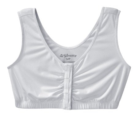 Silverts Adaptive LLC Adaptive Front Closure Bra Silverts® Eezee White 44 to 55 Inch - Each - SV18440_WHT_2XL-EA