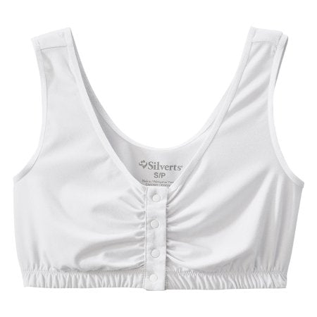 Silverts Adaptive LLC Adaptive Front Closure Bra Silverts® White 38 to 40 Inch - Each - SV18480_WHT_M-EA