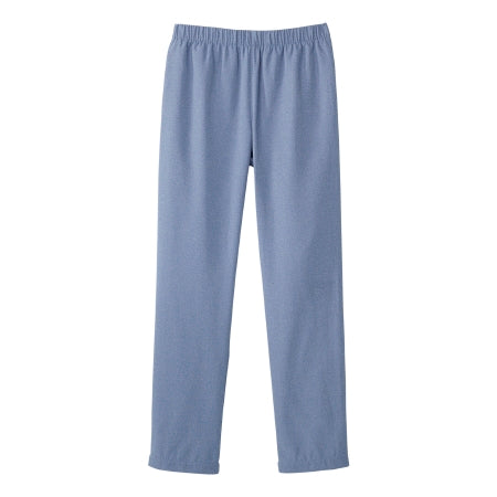 Silverts Adaptive LLC Adaptive Pants Silverts® Open Back Large Heather Chambray Blue Female - Each - SV23080_HECL_L-EA