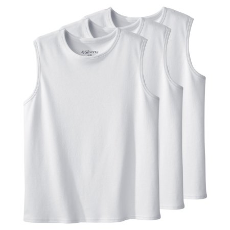 Silverts Adaptive LLC Adaptive Undershirt Silverts® Large White Without Pockets Sleeveless Female - Pack of 1 - SV28040_WHT_L-PK