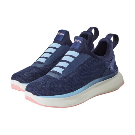 Silverts Adaptive LLC Comfort Sneaker Silverts® Size 9 Female Adult Navy / Powder Blue - Pair - SV15440_SVNPW_9-PR