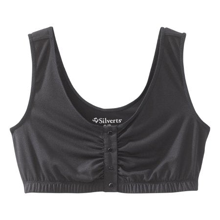 Silverts Adaptive LLC Adaptive Front Closure Bra Silverts® Black 34 to 36 Inch - Each - SV18480_BLK_M-EA