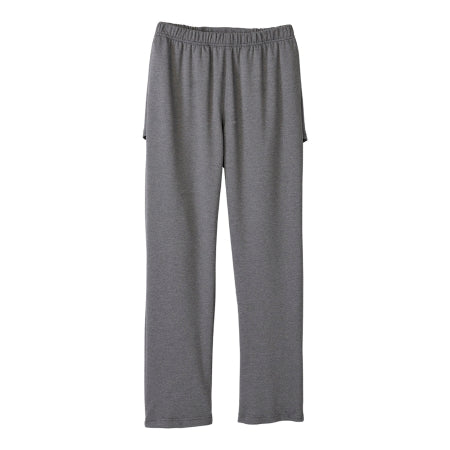 Silverts Adaptive LLC Adaptive Pants Silverts® Back Overlap Medium Heather Gray Female - Each - SV23110_HGRY_M-EA