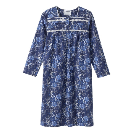Silverts Adaptive LLC Patient Exam Gown Silverts® 3X-Large Floral Houndstooth Reusable - Each - SV26300_FRHT_3XL-EA