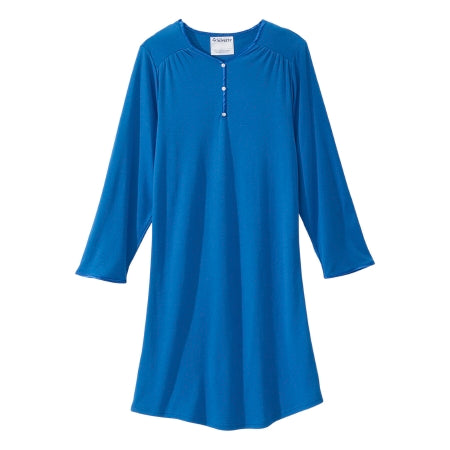 Silverts Adaptive LLC Patient Exam Gown Silverts® Medium Royal Blue Reusable - Each - SV330_SV36_M-EA