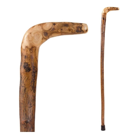Mabis Healthcare Walking Stick Brazos™ Wood 40 Inch Height Natural Hardwood - Each - 502-3000-0139-EA