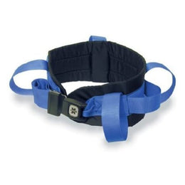 Mabis Healthcare Gait Belt DMI® Deluxe 46 to 52 Inch Length Blue / Black Nylon - Each - 533-6030-2122-EA