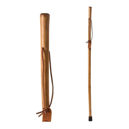 Mabis Healthcare Walking Stick Brazos™ Free Form Wood 58 Inch Height Red Bamboo - Each - 602-3000-1155-EA