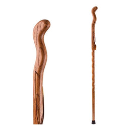 Mabis Healthcare Walking Stick Brazos™ Twisted Wood 48 Inch Height Aromatic Cedar - Each - 602-3000-1251-EA