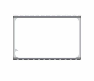 Precision Dynamics Blank Label V-Notch® Thermal Paper White Permanent Paper 1-1/4 X 2 Inch - Box of 2000 - TD75-1142-BD-BX