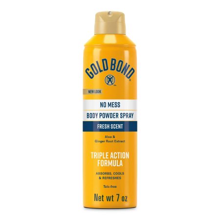 Sanofi Body Powder Spray Gold Bond® No Mess 7 oz. Fresh Scent Aerosol Can - Each - 04116701314-EA