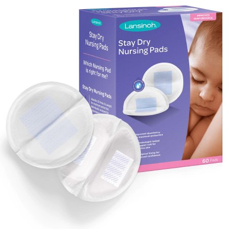 Emerson Healthcare Nursing Pad Lansinoh® Stay Dry One Size Fits Most Disposable - Case of 720 - 20265-CS