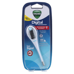 Kaz Inc Digital Stick Thermometer Vick's Oral / Rectal / Axillary Probe Handheld - Each - 32878550900-EA