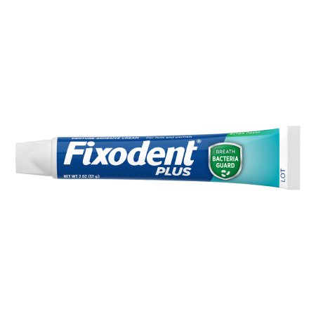 Procter & Gamble Denture Adhesive Fixodent® Plus Breath Bacteria Guard Cream 2 oz. - Each - 03700096070-EA