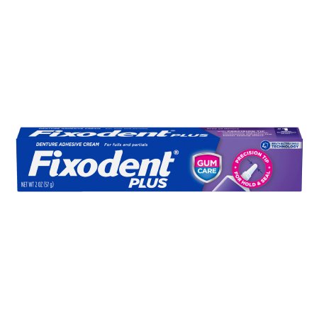 Procter & Gamble Denture Adhesive Fixodent® Plus Gum Care Cream 2 oz. - Each - 07666030021-EA