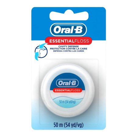 Procter & Gamble Dental Floss Oral-B Essential Floss Cavity Defense Waxed 54 Yard Unflavored - Each - 00041082576-EA