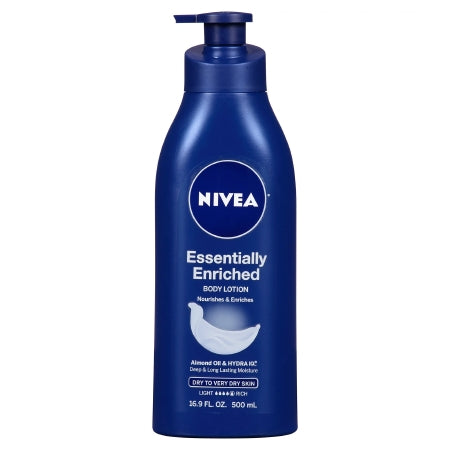Beiersdorf Hand and Body Moisturizer Nivea® Essentially Enriched 16.9 oz. Pump Bottle Scented Lotion - Each - 07214001150-EA