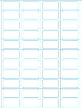 Pharmacy Automation Supplies Blank Label Piggyback White Laser 0.83 X 1.66 Inch - Case of 8800 - LMPBXL01-S-CS