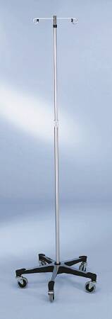 Blickman IV Stand Floor Stand Blickman Built™ 2-Hook Five 3 Inch Sivel Casters - Each - 0537792000-EA