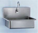 Blickman Surgical Scrub Sink Wall Mount / Free Standing Single Sink Knee Action - Each - 1317878000-EA