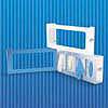 Bowman Manufacturing Glove Box Holder Bowman Glove Butler® Horizontal or Vertical Mounted 4-Box Capacity Clear 3-3/4 X 10 X 22-1/4 Inch Plastic - Case of 4 - GP-061-CS