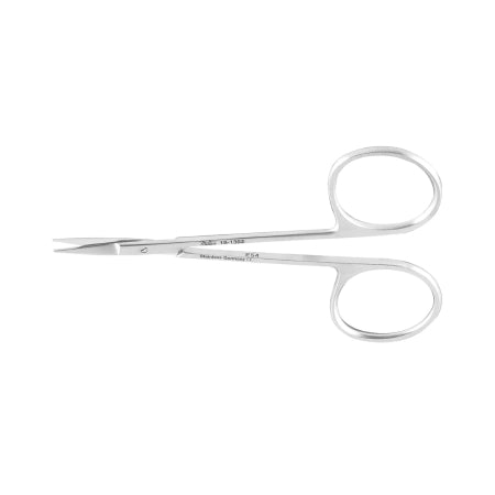 Integra Lifesciences Iris Scissors Miltex® 4 Inch Length OR Grade German Stainless Steel NonSterile Finger Ring Handle Straight Blade Sharp Tip / Sharp Tip - Each - 5-300-EA
