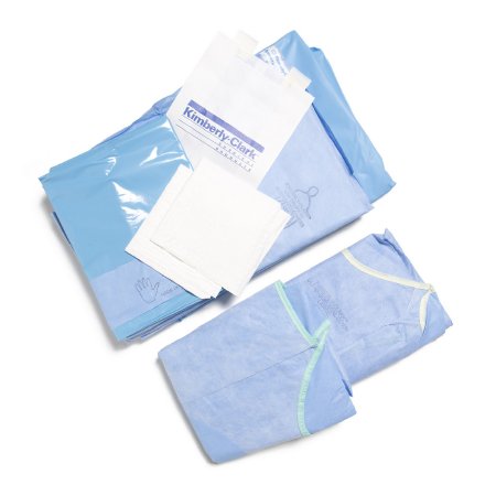 O&M Halyard Inc Abdominal Drape Pack Halyard - Case of 6 - 88241-CS