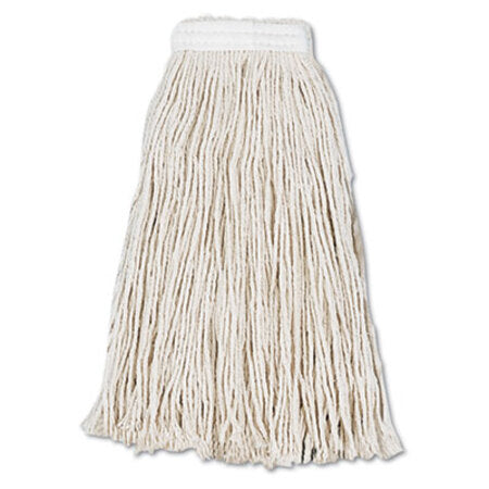 Boardwalk® Cut-End Wet Mop Head, Cotton, #16, White, 12/Carton - CT/1 - BWK-2016CCT-CT