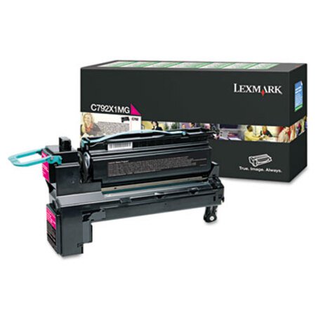 Lexmark™ C792X1MG Return Program Extra High-Yield Toner, 20,000 Page-Yield, Magenta - Each - LEX-C792X1MG-EA
