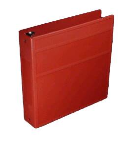 Carstens Binder Carstens® 3 Ring Red 300 Sheets Side Opening - Each - 2828-3R-EA