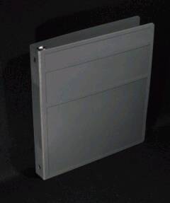 Carstens Binder Carstens® 3 Ring Charcoal Gray 125 Sheets Side Opening - Each - 8710-3R-EA