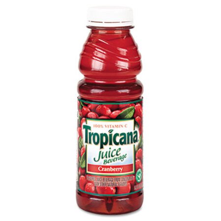 Tropicana® Juice Beverage, Cranberry, 15.2oz Bottle, 12/Carton - CT/12 - QKR-00864-CT