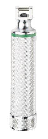 Welch Allyn Laryngoscope Handle Welch Allyn® Greenline FiberOptic 2.5 Volt Medium Standard Handle - Each - 60813-EA