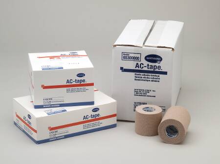 Hartmann Athletic Tape AC-tape® Tan 4 Inch X 5 Yard Cotton NonSterile - Case of 36 - 64400000-CS