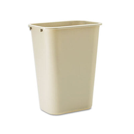 Rubbermaid® Commercial Deskside Plastic Wastebasket, 10.25 gal, Plastic, Beige - Each - RCP-295700BG-EA