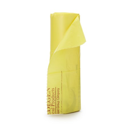McKesson Biohazard Laundry Bag McKesson 30 to 33 gal. Yellow Bag 8 X 23 X 41 Inch - Case of 250 - 03-4707-CS